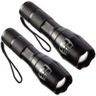 WELAN 2PCS Lampe Torche LED Ultra Puissante,Lampe de Poche, Zoomable pour Coupure de Courant/Urgence/Camping/Randonnée