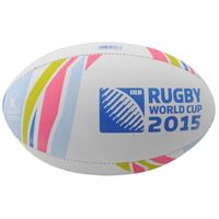 Ballon de rugby Gilbert Coupe du Monde 2015 - Blanc - Mixte - Rugby