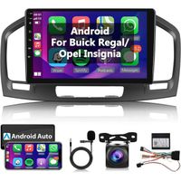 Android Autoradio Apple Carplay GPS pour Opel Insignia Buick Regal 2008-2013, 9 Pouces écran Tactile AutoRadio Free Canbus WiFi FM