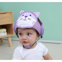 OEMG Casque de Sécurité pour Bébé en Bas Age Bonnet de Protection Anti-Choc Casque Respirant Enfants-Violet