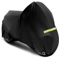 WOLTU Housse Protection pour Moto, Bâche Moto Extérieure, en Oxford 210D Résistante a Pluie-Vent-Neige-UV, 265x105x125cm