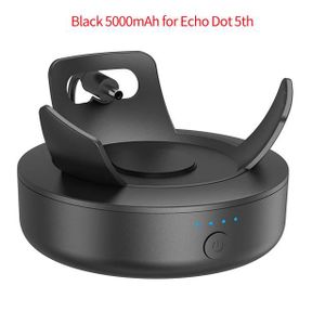 PlusAcc Base de Batterie pour Echo Dot (4e et 5e génération) Noir :  : High-Tech