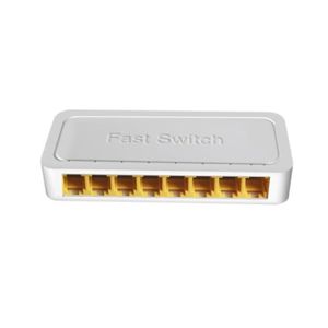 SWITCH - HUB ETHERNET  Prise américaine--Plug and Play Game switch 8-Ports Réseau Switch Gigabit Fast Ethernet gigabit switch RJ-45
