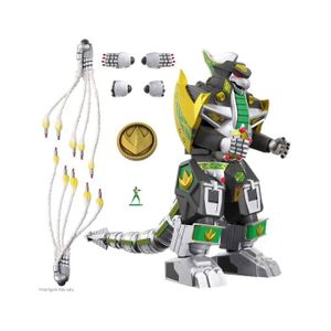 FIGURINE - PERSONNAGE Figurine - Super7 - Mighty Morphin Power Rangers - Ultimates Dragonzord 23 cm - Blanc - Mixte - 14 ans
