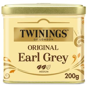 THÉ LOT DE 2 - TWININGS - Thé noir Original Earl Grey Vrac - boite de de 200 g