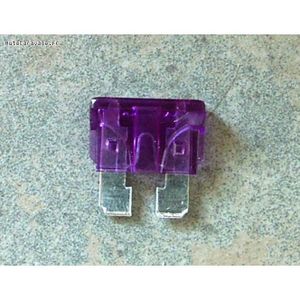 10 fusibles standard fuse 2 A auto moto scooter car automobile voiture 19x19 mm