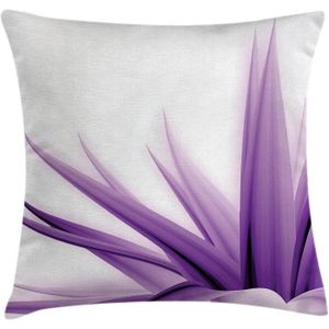 COUSSIN - MATELAS DE SOL Coussin de fleurs ombré violet - Hommes et femmes - Rayures - 50x75cm