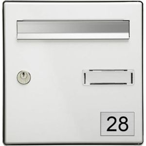 Creatcabin 10 pièces numéros de boîte aux lettres 8 autocollants de numéro  d'adresse de maison
