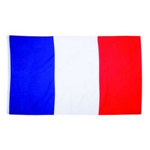 dimensions 145 x 90 cm Drapeau France drapeau national français tissu polyester avec passants pour la barre