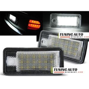 Original Audi a6 a4 a3 LED plaque d/'immatriculation Lampe Adaptateur s3 q7 s-line plaque