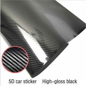 Un rouleau 5D Fibre Carbone Film Autocollant Sticker Vinyle Adhesif Voiture  Auto Noir 30x152cm - Cdiscount Beaux-Arts et Loisirs créatifs