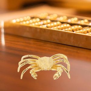 OBJET DÉCORATIF Duokon crabe en laiton Figurine de crabe de Style 