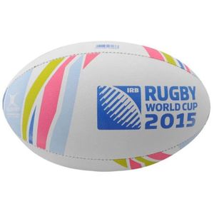 BALLON DE RUGBY Ballon de rugby Gilbert Coupe du Monde 2015 - Blan