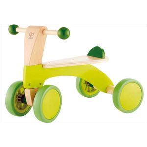VEHICULE PORTEUR Tricycle bois sans pédale - HAPE - Draisienne à 4 roues - Vert - Mixte - A partir de 12 mois