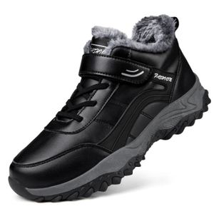 CHAUSSURES DE RANDONNÉE chaussures de randonnée homme mode chaudes d'hiver noir