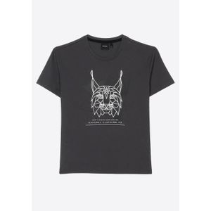 T-SHIRT KAPORAL - T-shirt garçon gris 100% coton EGAM 