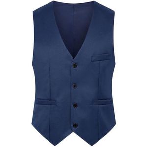 Costume homme bleu marine : Veste, Gilet et Pantalon - C4176