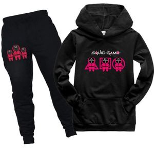 Squid Game 456//067//218 Merch Ensemble veste et pantalon à fermeture Éclair pour homme et femme