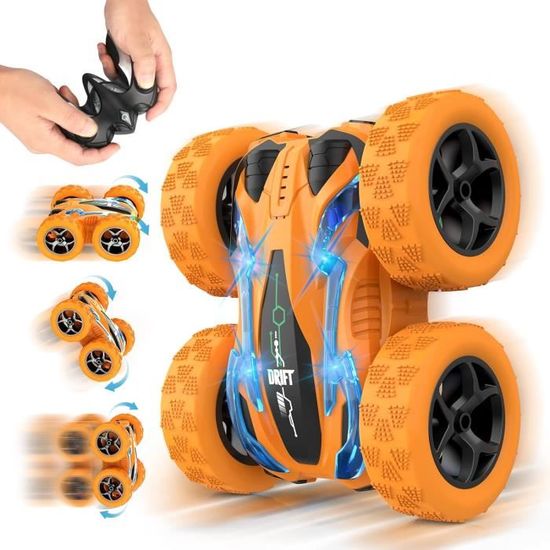 Voiture Télécommandée Pourpre Avec Lumières Et Musique - RC Car 2.4Ghz Pour Enfants 2-5 Ans