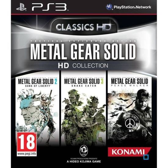 Metal Gear Solid Hd Collection Jeu Ps3 Achat Vente Jeu Ps3 Mgs Hd Collection Jeu Ps3 Cdiscount