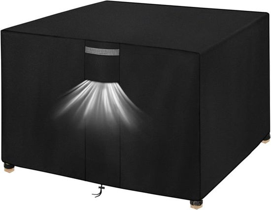 Housse Salon De Jardin 125x125x71cm/LxWxH Imperméable Anti-UV