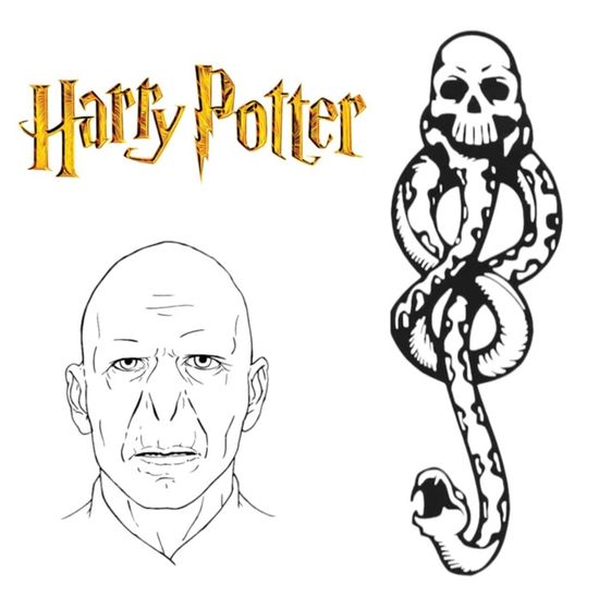 Mug Harry Potter Marque Des Mangemorts - Céramique Noire 400 Ml Avec Serpent Nagini, Licence Officielle
