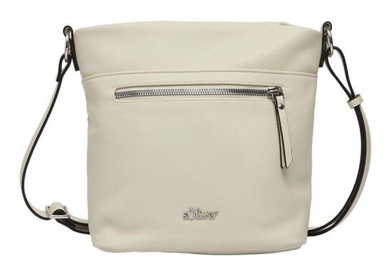 Sac Bandoulière S.Oliver Crossbody Bag - Beige Stripes, Marron, Bandoulière Ajustable - Neuf Avec étiquettes