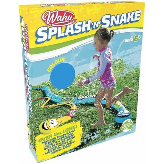 Splash 'n' Snake-Jeu d'Été Serpent à Eau-Jeu de Plein Air À partir de 6 Ans-Jeu d'Eau Amusant de 4m de Long-Eclabousse - Jeux - Jouets