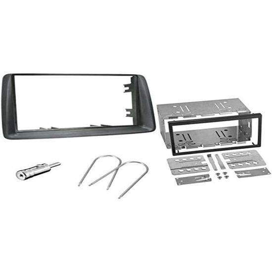 Antenne Voiture Sound-way Kit Montage Autoradio, Cadre Façade 1 DIN, Adaptateur Antenne, Clés Demontage Compatible Avec Fiat Grande Punto Poste Radio Voiture Bluetooth