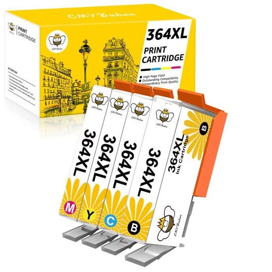 3 Druckerpatronen Black BK Für HP 364 XL Deskjet 3520 3522 - Foto 3