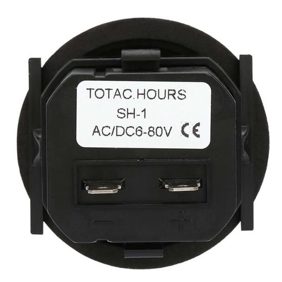 Compteur Horaire Quartz HonorMeet - AC/DC 110V-250V | Pour Tracteur, Tondeuse, Camping-car