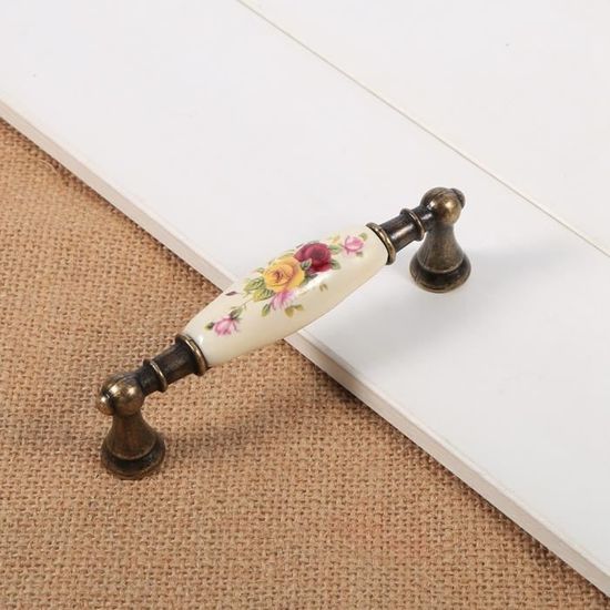 Lot 3 Plaques à Doigts De Porte Vintage En Céramique - Format Long - UK