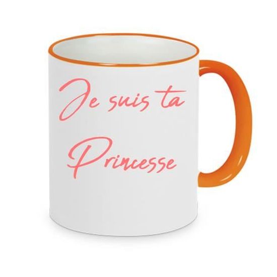 Mug France 'Je Suis Une Princesse' - Collection Princesse - Idée Cadeau Originale