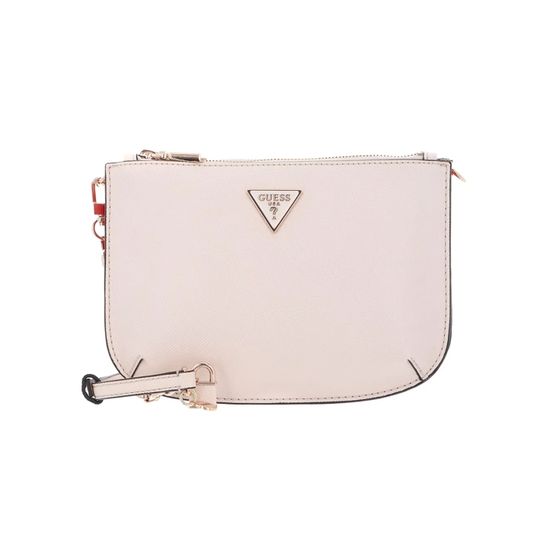GUESS Sac à épaule bandoulière crème corail pour femme Ilia Two
