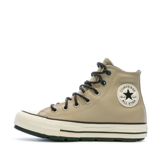 Baskets Beige Mixte Converse Winter Papyrus Beige Cdiscount