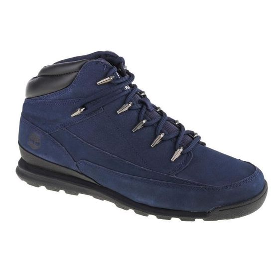 Chaussures de randonnee Timberland Euro Rock Mid Hiker pour homme en bleu marine Respirantes Cdiscount Sport
