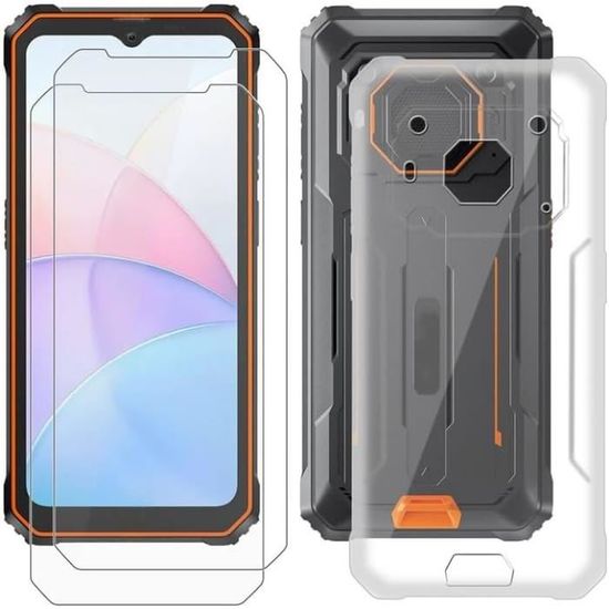 HHUAN Coque Pour Blackview BV6600 Pro (5.70") Avec Kickstand
