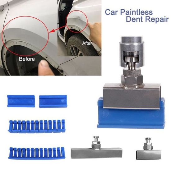 Kit Débosselage Sans Peinture PDR - Marteau T, Lifters Dentaires Et Languettes Adhésives