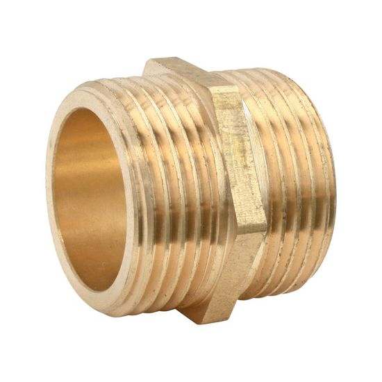 Somatherm // 98-15 Brass Nipple Double Male 15/21, Grey - View #8