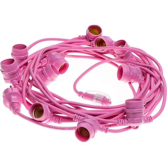 Guirlande Lumineuse Kit Rond Verres 53 Ml Couvercle Couleur