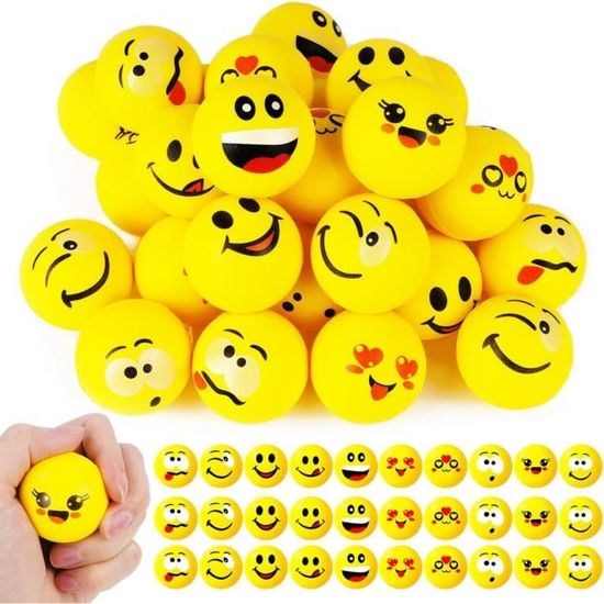Balle Anti-stress Souple - Diamètre 6 Cm - Couleur Aléatoire - Pour Adultes Et Enfants - Détente Et Entraînement Main