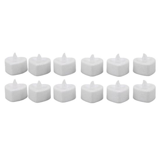 Ner Mitzvah Bougies Chauffe-Plat Blanches Lot De 50 - Longue Durée 4,5 Heures Non Parfumées