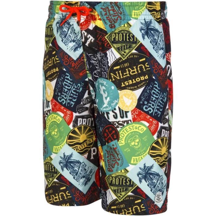 PROTEST Short Boxed - Enfant Garçon - Multicolore