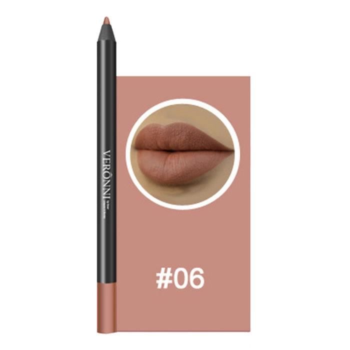 13 couleurs professionnel Lipliner Maquillage Crayon à lèvres imperméable à l'eau JCH71108686F