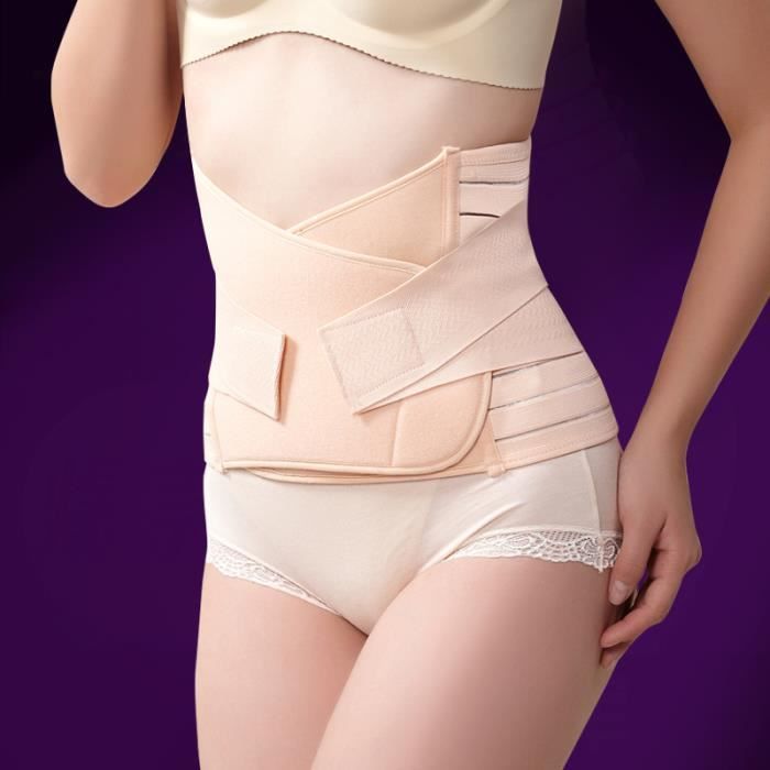 Ceinture abdominale-abdomen des femmes enceintes après l'accouchement, ceinture d'été respirante élastique L