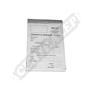 Carnet de ramonage 50 feuilles 6099