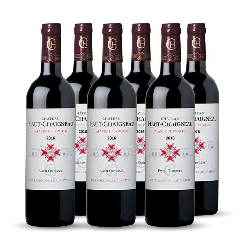 Château Haut-Chaigneau Lalande-de-Pomerol Rouge 2016 6x75cl