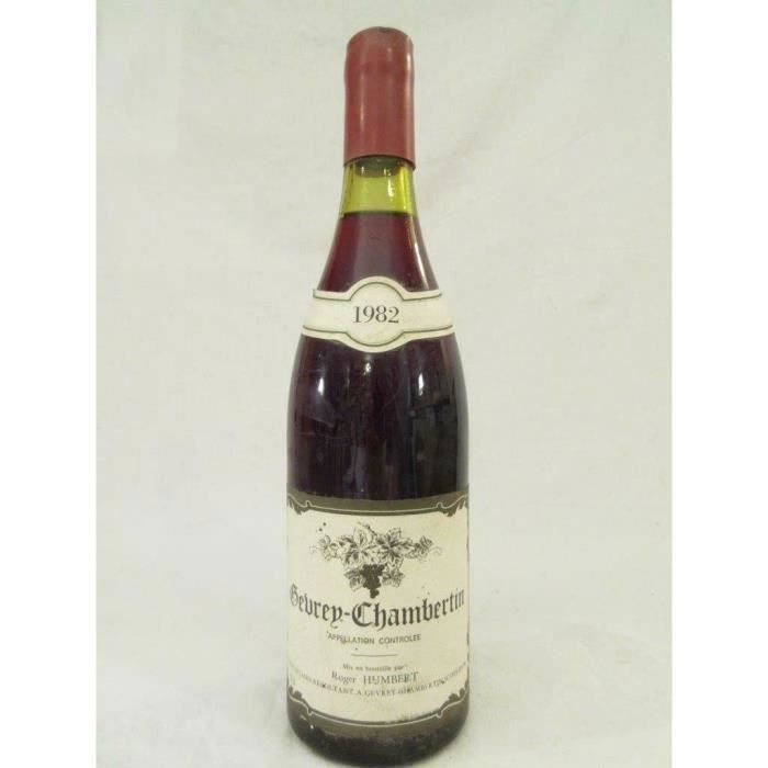 gevrey-chambertin roger humbert rouge 1982 - bourgogne france