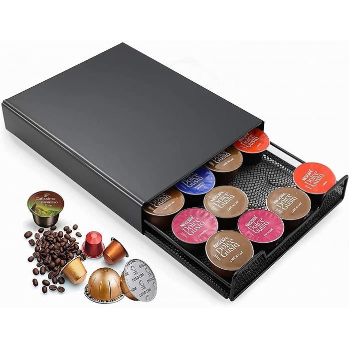 Nespresso - Tiroir Dolce Gusto - Porte-Capsules À Café - Rangement Pour Dosettes - 20 Capsules