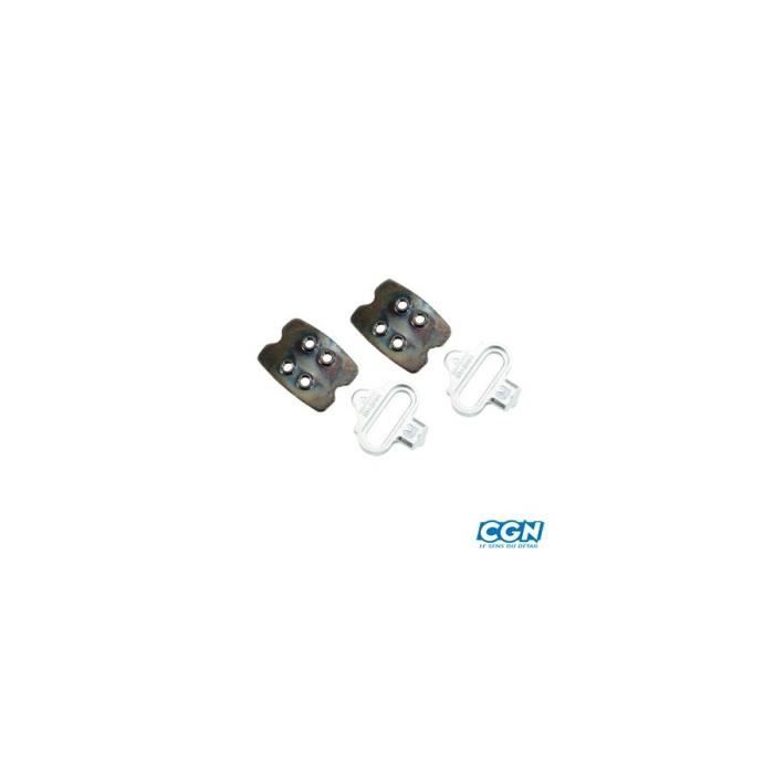 Cale pedale vtt spd shimano sm-sh56 mobile argent (pr)